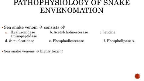 Snake bite poisoning and its treatment by RxVichuZ! | PPT