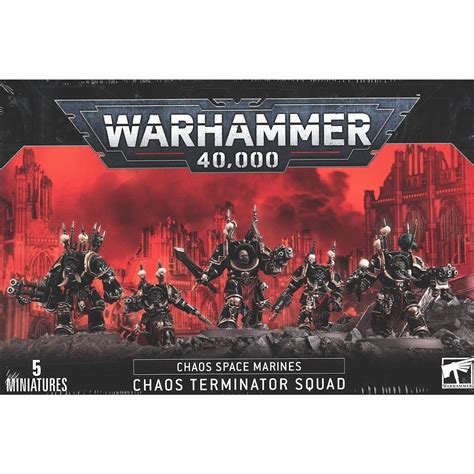 40K Chaos Space Marines Terminator Squad The Wandering Dragon Game