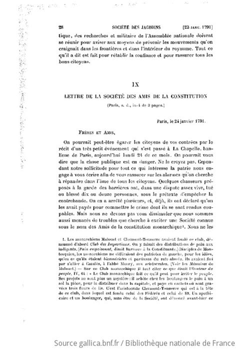 La Société des Jacobins recueil de documents pour l histoire du club