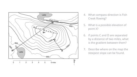 Regents Earth Science At Hommocks Middle School Topographic Maps Lab 2