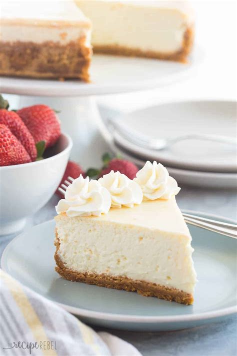 The Best Baked Vanilla Cheesecake Recipe