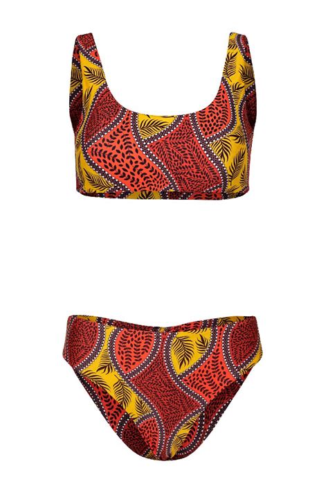Bikini Bronceador Africa Oleaje Swimwear
