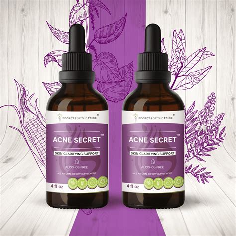 Acne Secret Alcohol FREE Extract Tincture Glycerite Boldo Corn Silk