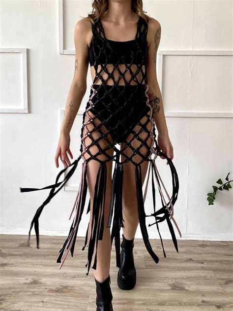 Платье сетка макраме. | Macrame dress, Macrame clothes, Braided scarf