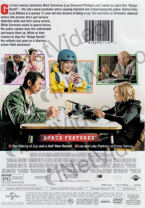 Cop And A Half New Recruit On Dvd Movie