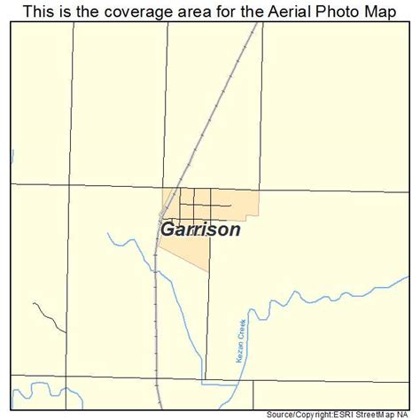 Aerial Photography Map Of Garrison Ne Nebraska