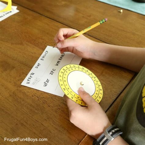 Code Activity For Kids Printable Spy Decoder Wheel Frugal Fun For