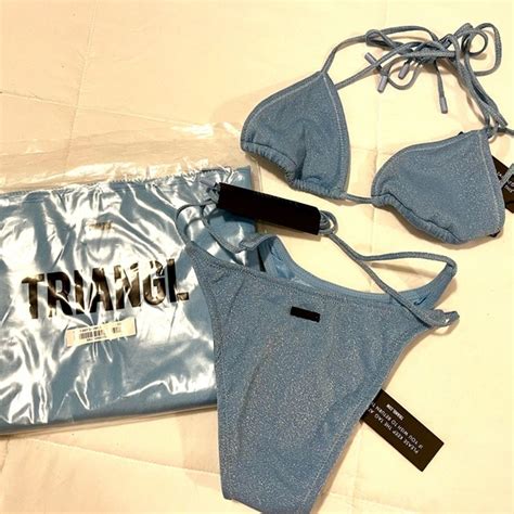 Triangl Swimwear Swim Triangl Vinca Bikini In Colour Bay Sparkle
