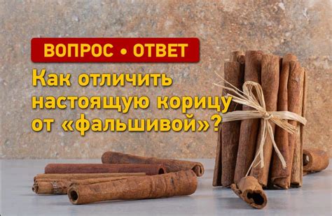 Вопрос – ответ: как отличить настоящую корицу от «фальшивой»?
