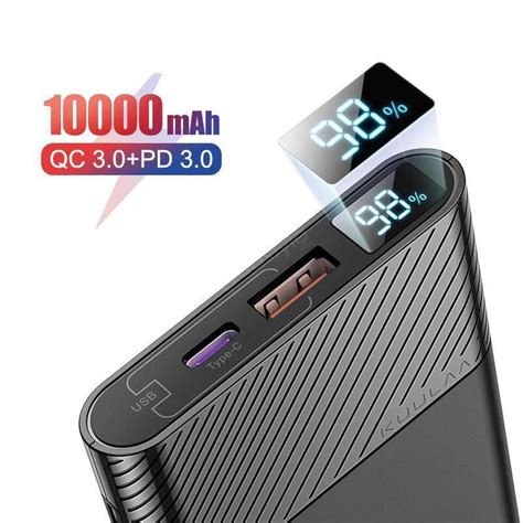 KUULAA 10000mAh Power Bank 18W Quick Charge 3.0 - GadStyle BD