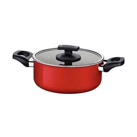 Buy Tramontina Toronto 24cm 4.8L Black Aluminum Casserole with Interior ...