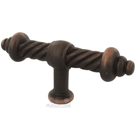 Twisted Collection Large Twisted Knob In Valencia Bronze By Rk