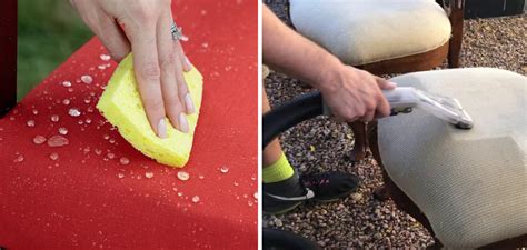 how to clean chair cushions