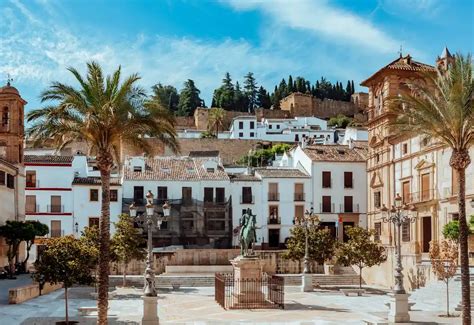 Most Beautiful Towns Near Malaga Map