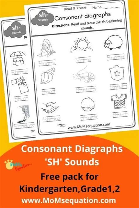 Consonant Digraph Sh Worksheets