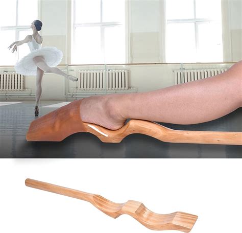 Wooden Ballet Dance Foot Stretcher Arch Enhancer With Elastic Band Ballet Arch Stretcher For