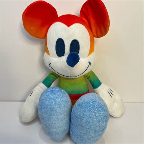 Mickey Mouse Disney Rainbow Pride Gay Plush Lgbtq Pre Gem