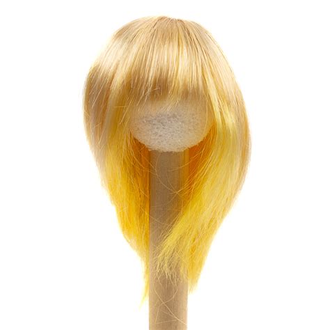 Monique Synthetic Mohair Golden Blonde And Yellow JoJo Doll Wig Doll Hair Doll Supplies