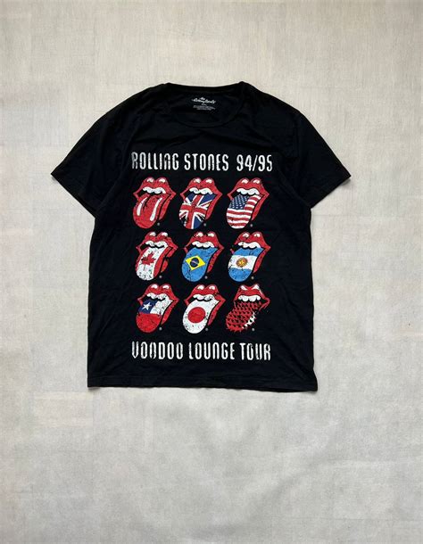 Vintage Tshirt Rolling Stones Voodoo Lounge Tour Black Grailed