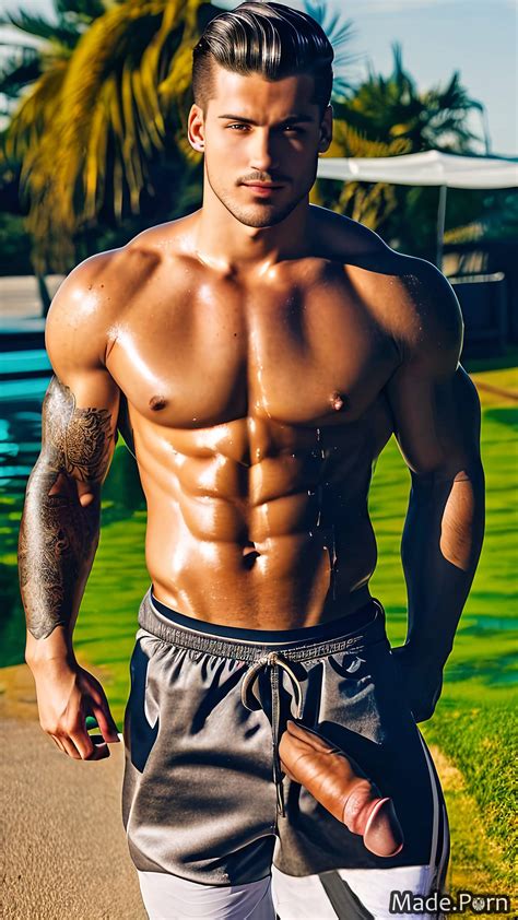 Porn Image Of Oiled Body German Gay 20 Big Cock Sweat Muscular Created By AI