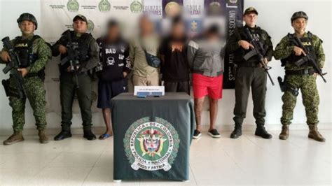 Capturados Cuatro Presuntos Extorsionistas Del Clan Del Golfo