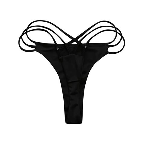 sexy Bikini String Tanga Bademode für Frauen Bikinihöschen Sommer