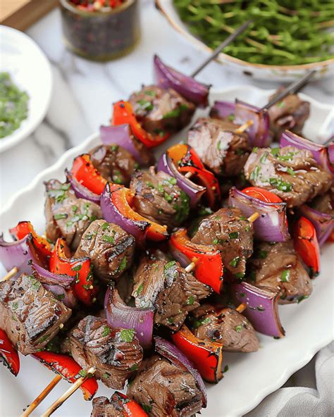 The Best Juicy Grilled Steak Kabobs Recipes Tasks And Tools