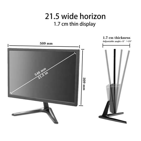 buy flat panelsceen black  lcd monitor  computer  vga hd