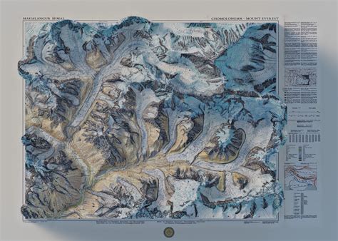 Renovated Map of Mt. Everest on Behance