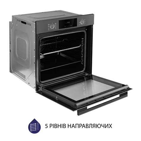 ᐉ Духовой шкаф электрический (серый) Minola EOD 6804 Platinum Gray ...