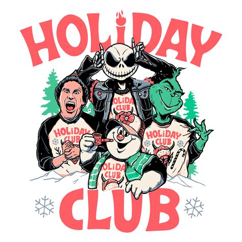 Christmas Movie Holiday Club Svg Inspire Uplift