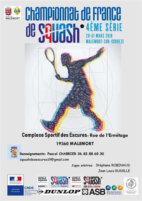 Le Squash Des Escures à Lheure Des Championnats De France Mairie De