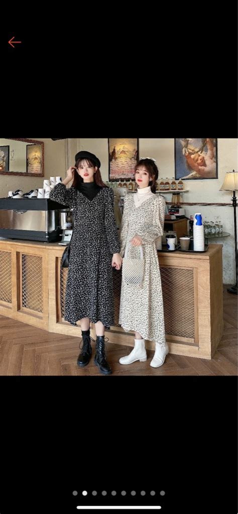Korean Maxi Dress Womens Fashion Tops Longsleeves On Carousell