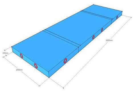 Professional Gymnastics Training Mats Extra Large Gymnastics Landing Mats