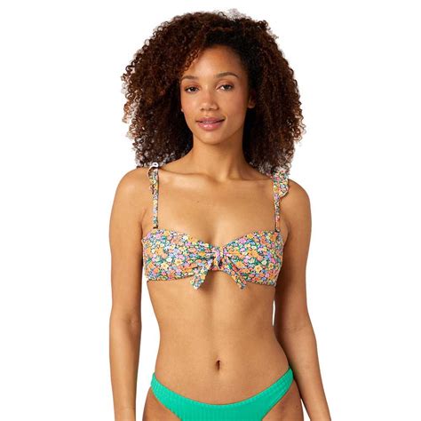 Rip Curl Afterglow Ditsy Bandeau Bikini Top Multicolor Dressinn