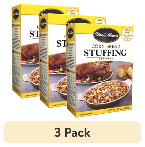 3 Pack Mrs Cubbison S Cornbread Turkey Stuffing Mix 12 Oz Box