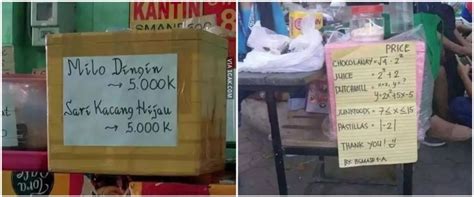 Potret Kocak Harga Menu Di Warung Makan Ini Bikin Pusing Pembeli