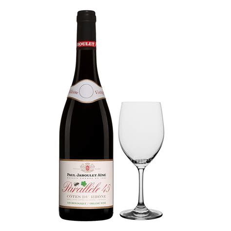 Paul Jaboulet Aîné Parallèle 45 Côtes Du Rhône Rouge 2020 With Glass