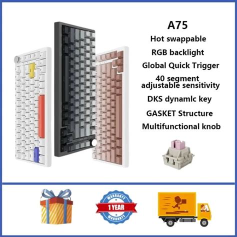 Vgn A Magnetic Switch Keyboard Global Quick Trigger Hot Swappable Rgb Gasket Structure