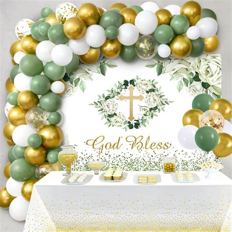 Christeningbaptism Balloon Backdrop Idea Time Lapse Setup 40 Off