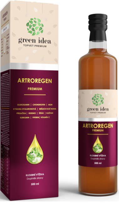 Green Idea Topvet Premium Artroregen Premium bylinný sirup při