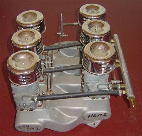 Mopar Hemi Head A 354 And 392 Aftermarket 6x2 Barrel Carburetor Log