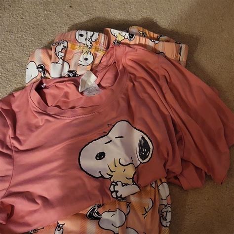 Munki Munki Intimates And Sleepwear Pajamas Peanuts Snoopy Nite Nite