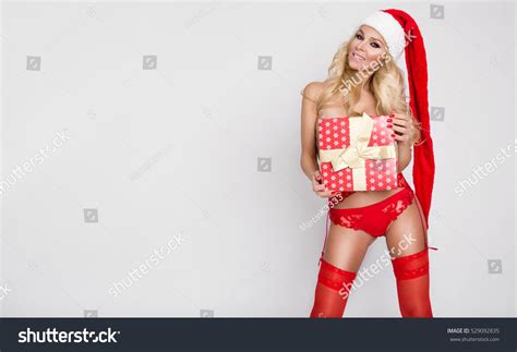 Beautiful Sexy Blonde Female Model Snowflake Stock Photo 529092835 Shutterstock