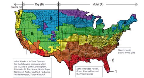 Us Map Climate Zones