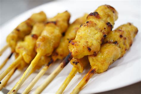 Easy Thai Chicken Satay With Peanut Sauce Recipe