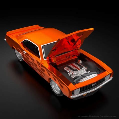 Hot Wheels RLC Exclusive 69 Chevy Camaro SS Coming Up Ghost Flames For The Win Autoevolution