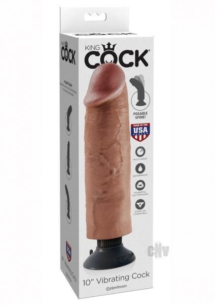 King Cock 10 Inches Vibrating Tan Dildo On Literotica