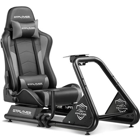 Gtplayer Racing Simulator Cockpit With Gtracing Seat And Bluetooth