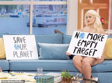 Viewers Surprise As Climate Change Activist Appears Naked On This Morning Daily Mail Online